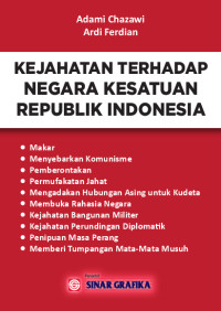 Kejahatan Terhadap Negara Kesatuan Republik Indonesia