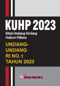 KUHP 2023 Kitab Undang-Undang Hukum Pidana