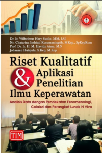 Image of Riset kualitatif dan aplikasi penelitian ilmu keperawatan