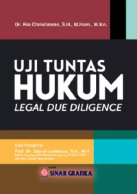 Uji Tuntas Hukum (Legal Due Diligen)