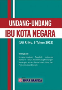 Undang-Undang Ibu Kota Negara (UU RI No. 7 Tahun 2021)